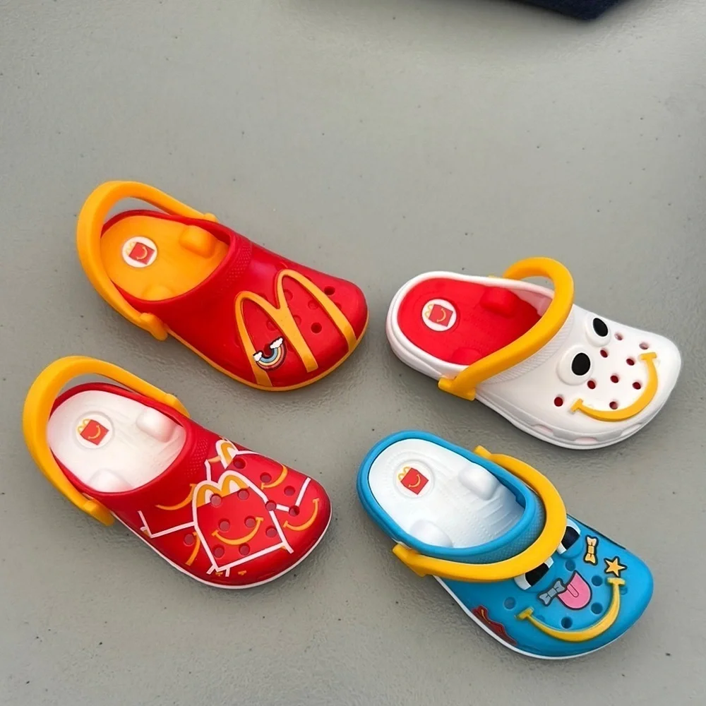McDonald’s Mini Crocs Keychain Colorful Crocs Toy Set